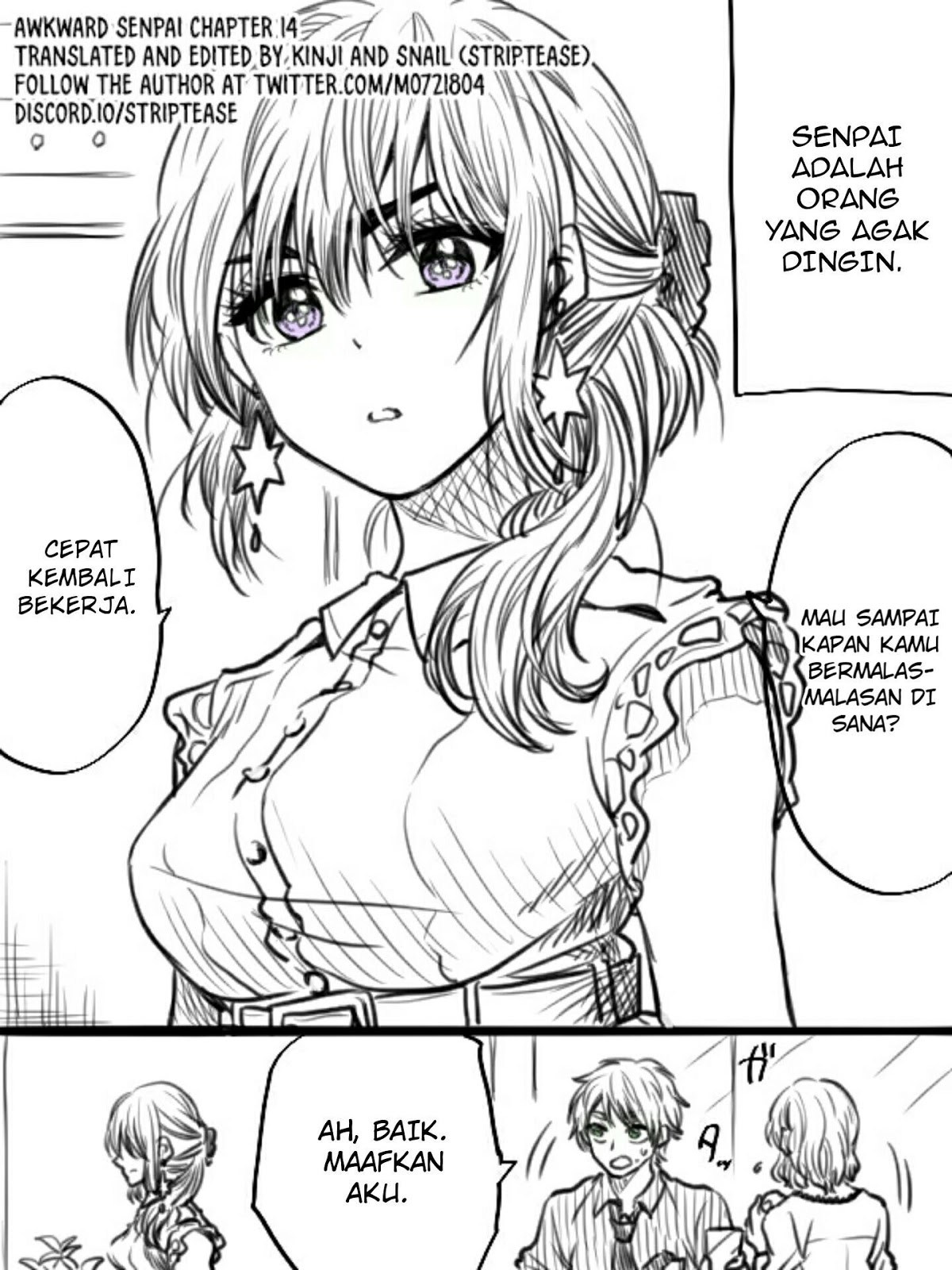 Awkward Senpai Chapter 14 Gambar 1